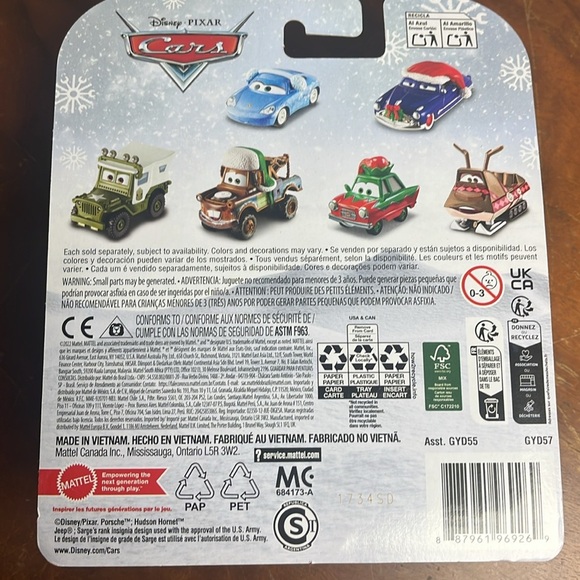 Disney Pixar diecast lightning McQueen snowplow 2024 - Picture 5 of 5